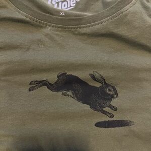 Rabbit Hole Bourbon Green XL long sleeve shirt